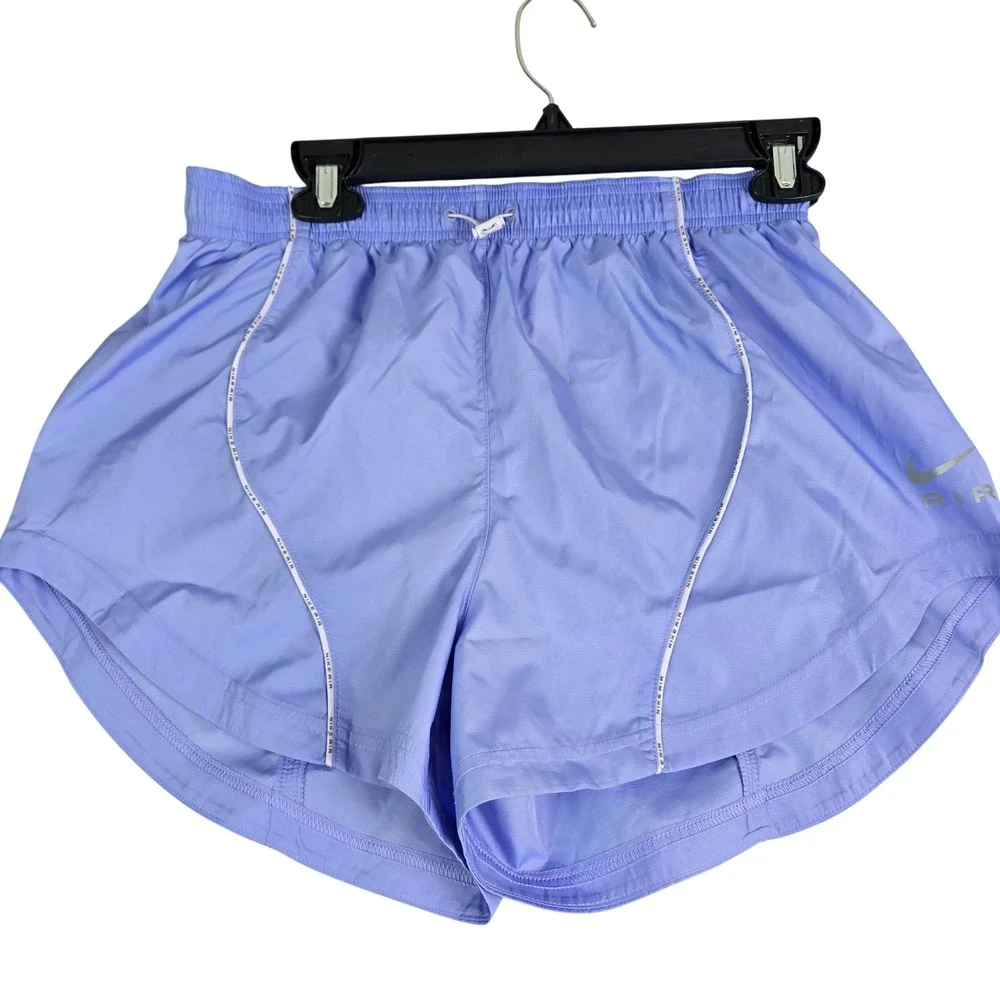 Nike Air Running Shorts Women Small‎ Periwinkle Purple Athletic Gym Workout